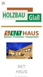 Mobile Screenshot of holzbau-glass.com